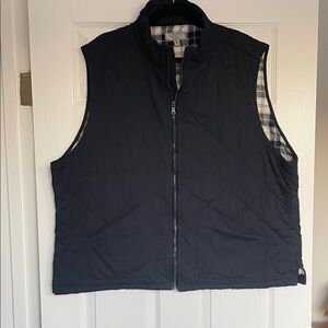 Men's Navy Quilted Vest